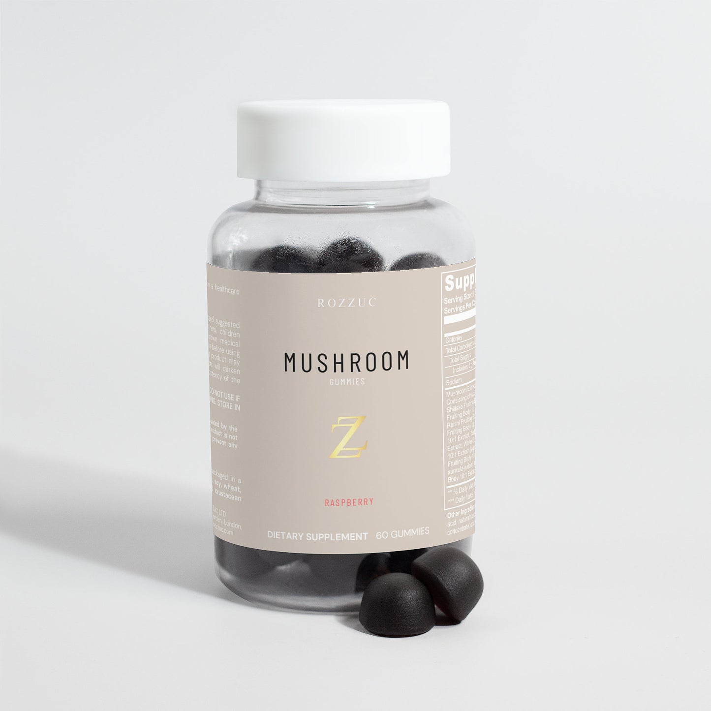 Mushroom Gummies (Raspberry)